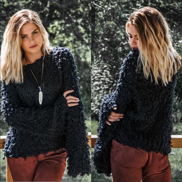 SOLD OUT Victoria Soft Bell Sleeve Sweater - Picture 4 of 6